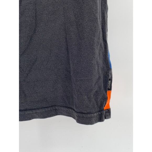 WESC Men's Black-Multi Striped Scoop-Neck Pocket Cotton Casual Tank SZ M - Picture 6 of 11